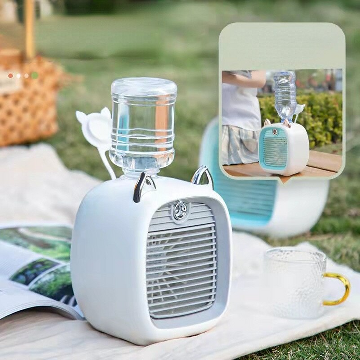 BowLift | Portable Air Cooling Fan Mini Humidifier