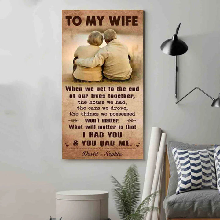 Personalized Anniversary Canvas Print | Bowlift