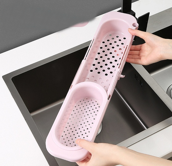 BowLift | Kitchen Retractable Sink Rack Organizer