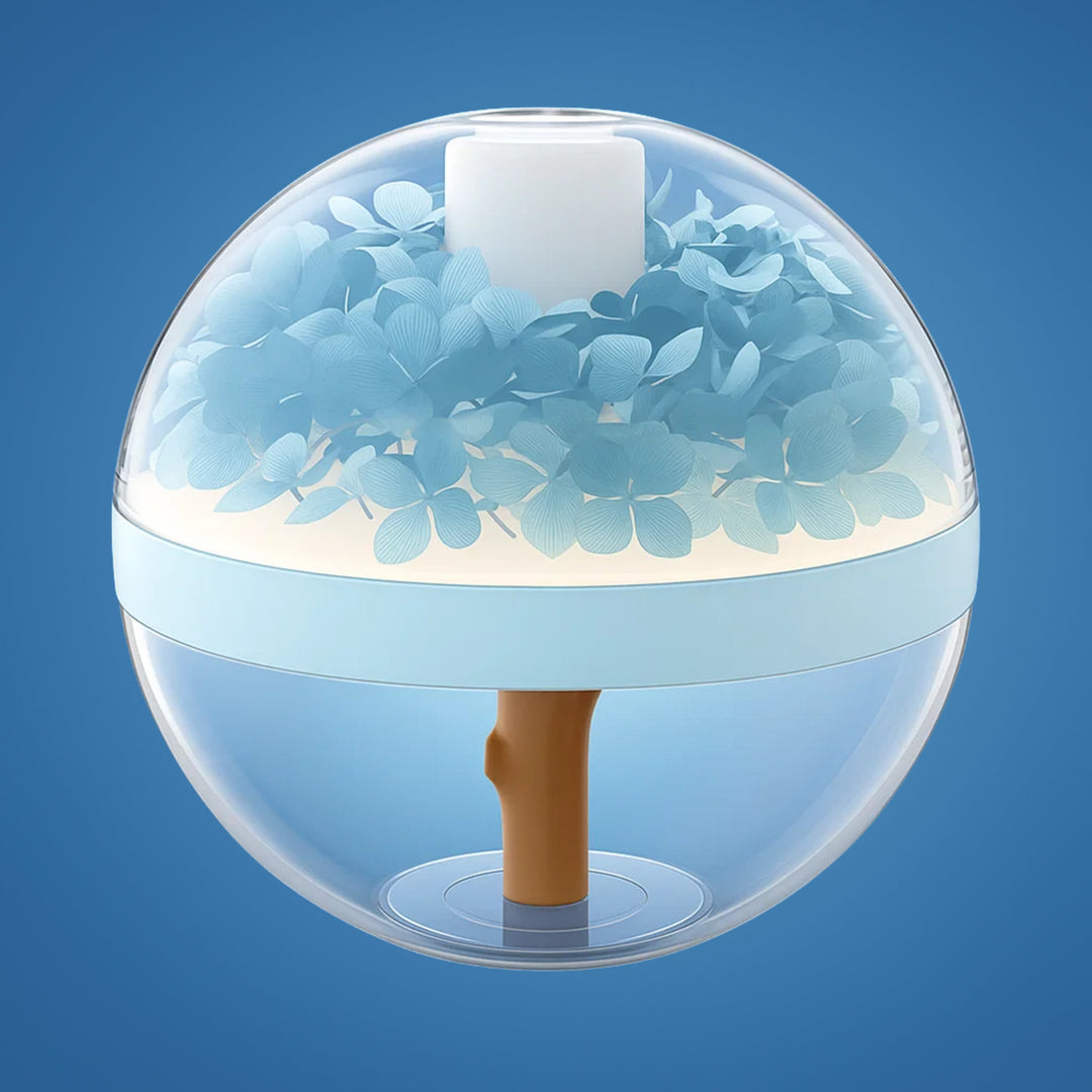 SereniGlow | Essential Oil Diffuser Humidifier – Ultrasonic Cool Mist – USB‑Rechargeable – LED Night Light for Bedroom & Nursery Bowlift