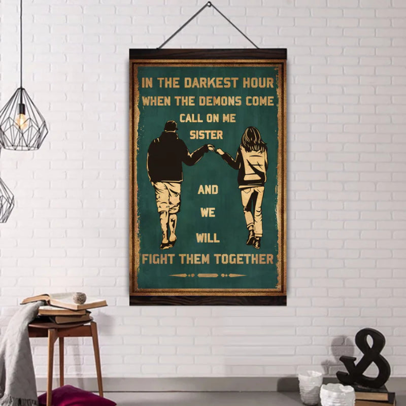 Brotherhood Strength Canvas Wall Art | Bowlift