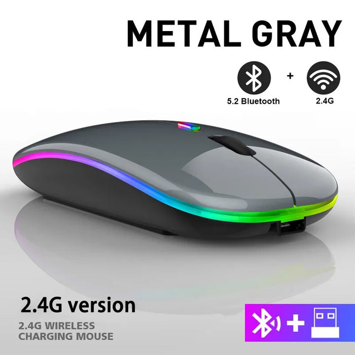 LuxeClick Mouse – Wireless Rechargeable Bluetooth Mouse Bowlift