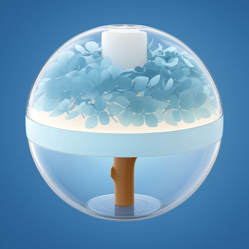 SereniGlow | Essential Oil Diffuser Humidifier – Ultrasonic Cool Mist – USB‑Rechargeable – LED Night Light for Bedroom & Nursery Bowlift