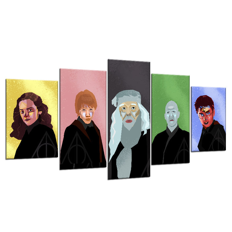 Harry Potter Characters - Canvas Wall Art Painting | Bowlift
