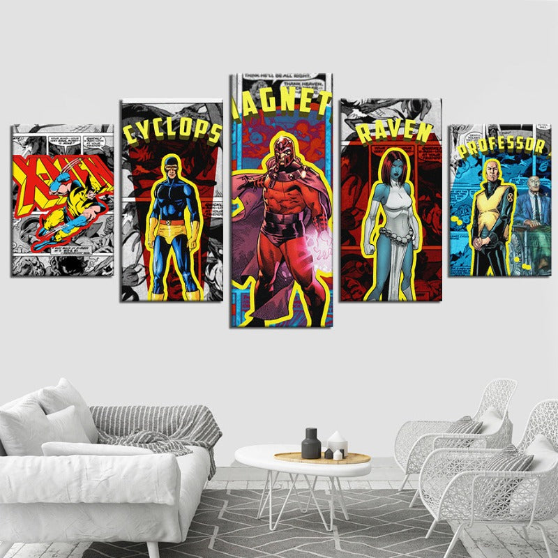 Marvel Comic Superheroes - Canvas Wall Art Painting | Bowlift