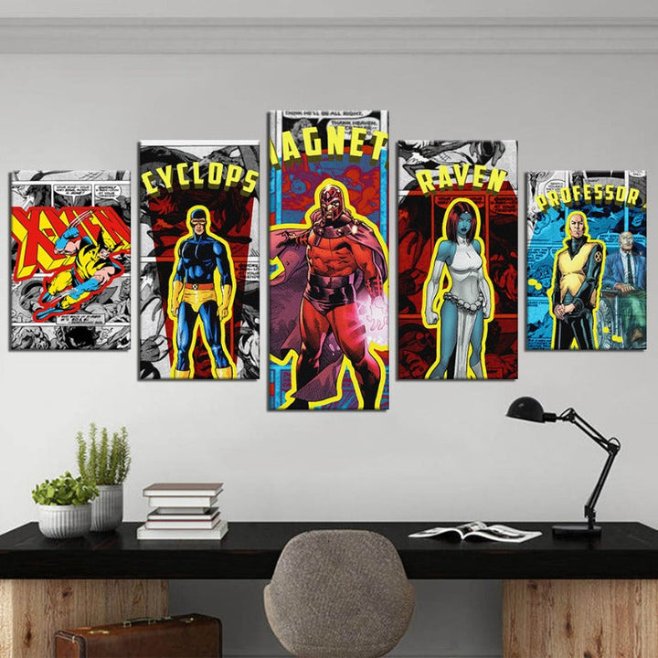 Marvel Comic Superheroes - Canvas Wall Art Painting | Bowlift