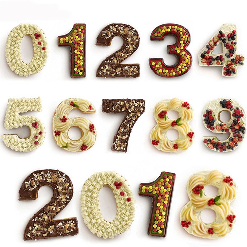 10" Silicone Number Cake Mold Perfect for Number Shaped Cakes | Bowlift