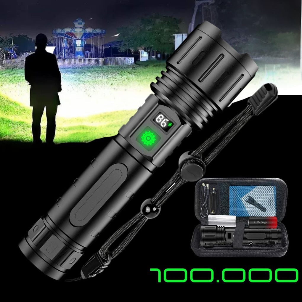 BowLift | UltraStrong Night Vision Flashlight Pro – Rechargeable Aluminum Lamp