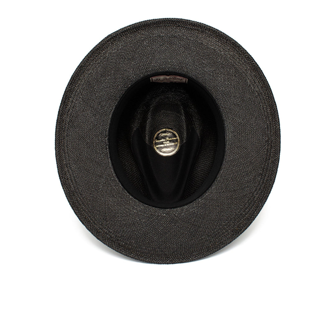 Summer Straw Fedora Hat-Black | Bowlift