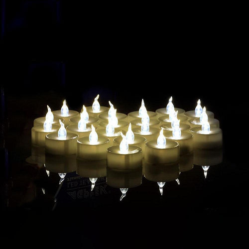BowLift | 100-Piece: White LED Candles Tea Light