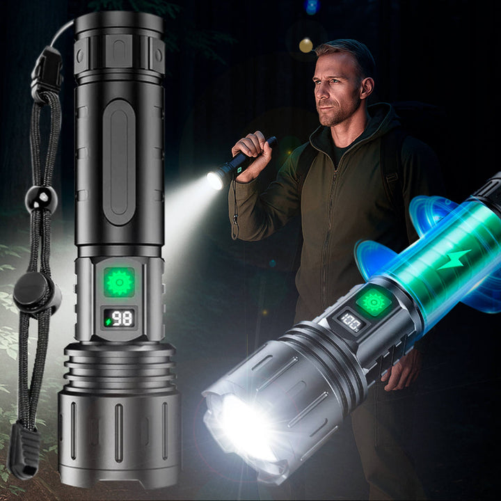 UltraStrong Night Vision Flashlight Pro – Rechargeable aluminum lamp | Bowlift