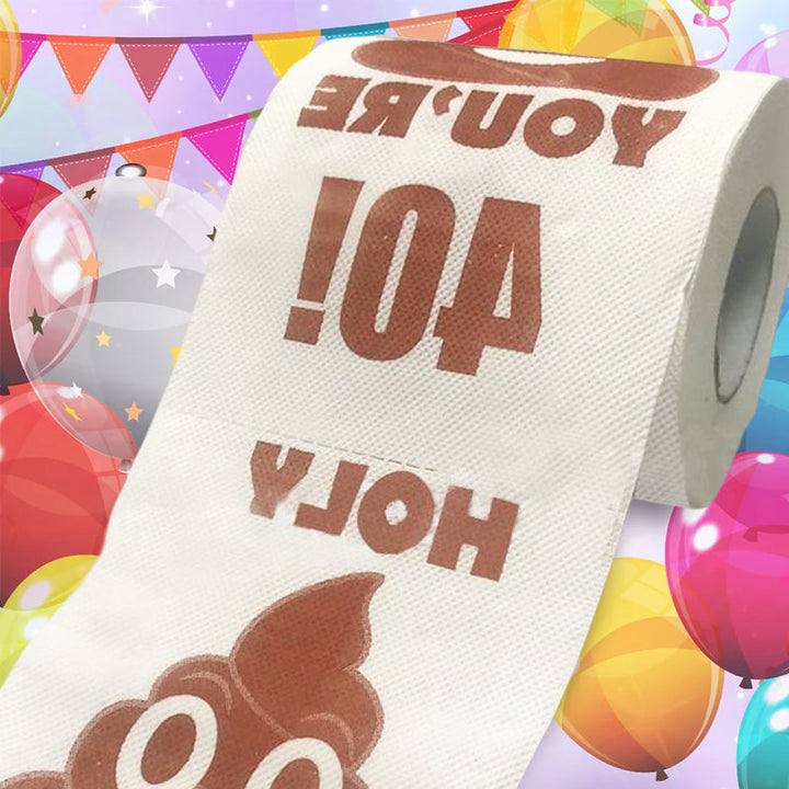 Prank Poop Printed Toilet Paper | Bowlift