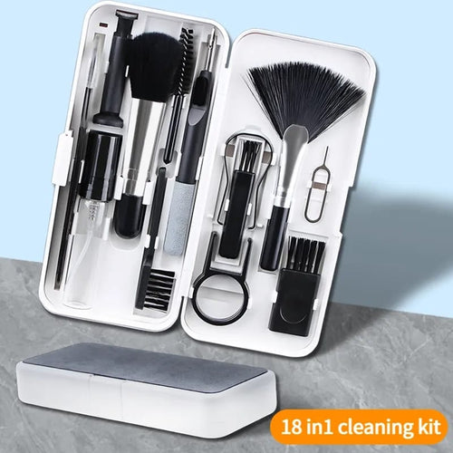 18 in 1 Computer/Mobile Accessories Cleaning Kit Bowlift