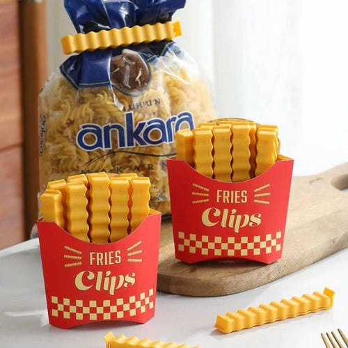 Magnetic French Fries Style Food Sealing Clips (12pcs) Bowlift