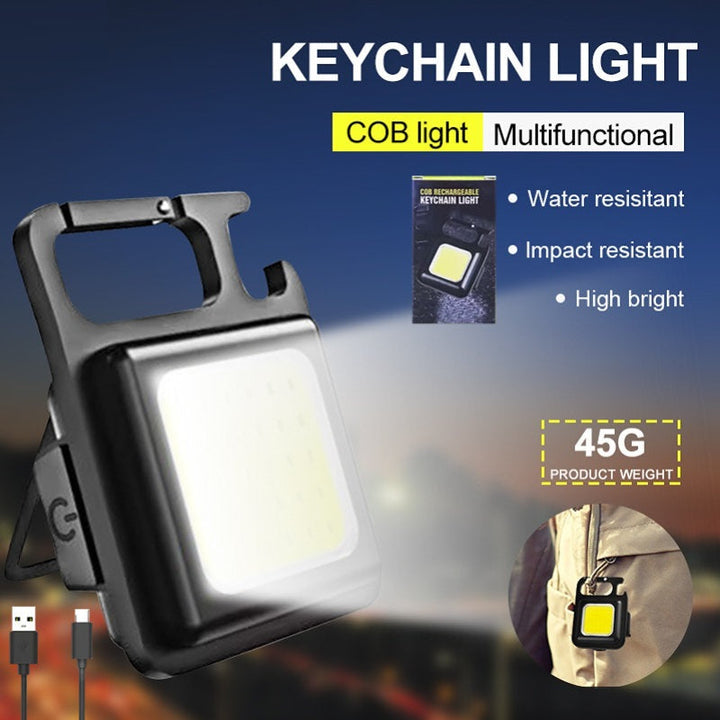 Mini Portable LED Keychain Light Mutifuction Bowlift