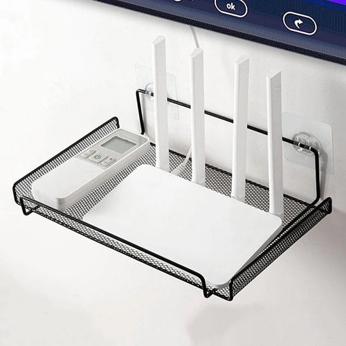 Wall Mounted Router Mesh Shelf Bowlift