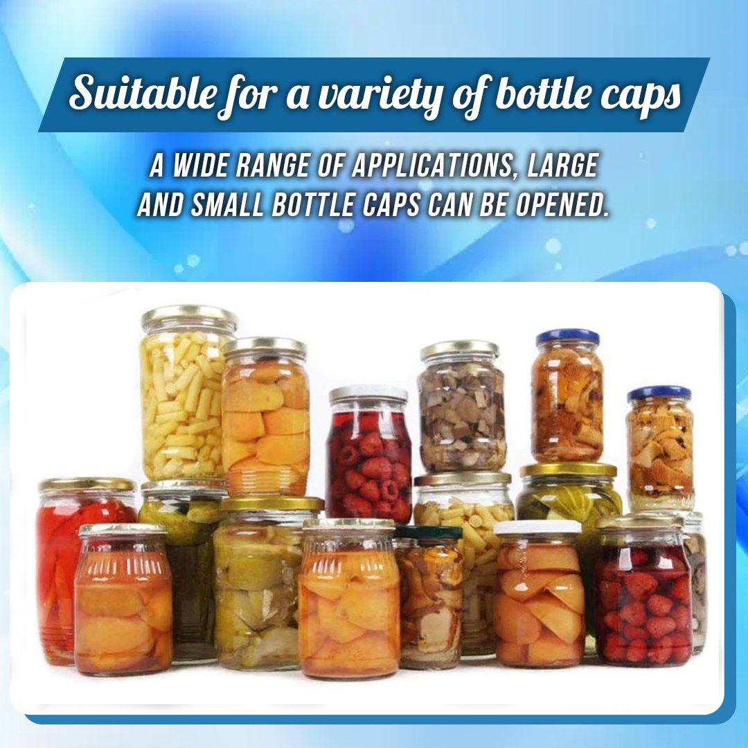 Adjustable Jar & Bottle Opener Multifunctional Stainless Steel Can Opener | Bowlift