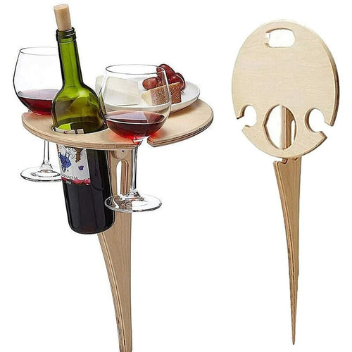 Outdoor Portable Diy Folding Wine Table | Bowlift