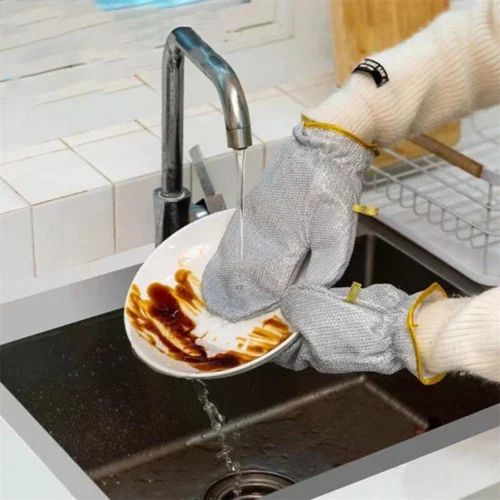 Wire Dishwashing Gloves (Pack of 2) Bowlift