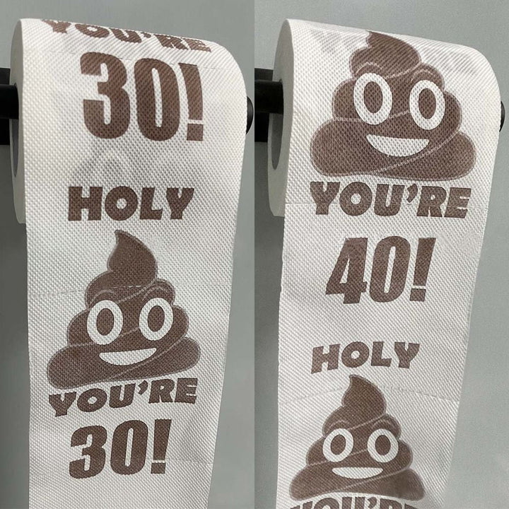 Prank Poop Printed Toilet Paper | Bowlift