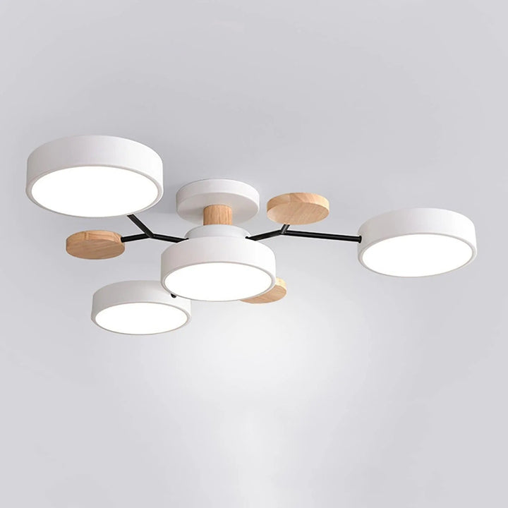BowLift | Contemporary Round Iron LED Chandelier | Energy-Efficient. Stylish Lighting for Living Rooms. Dining Areas & Entryways