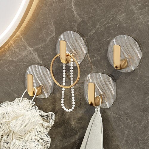 Transparent Acrylic Adhesive Wall Hook Exquisite Punch-Free Hook | Bowlift