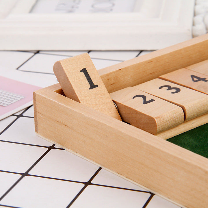 BowLift | "Shut The Box" game – Fun table math game for adults and children