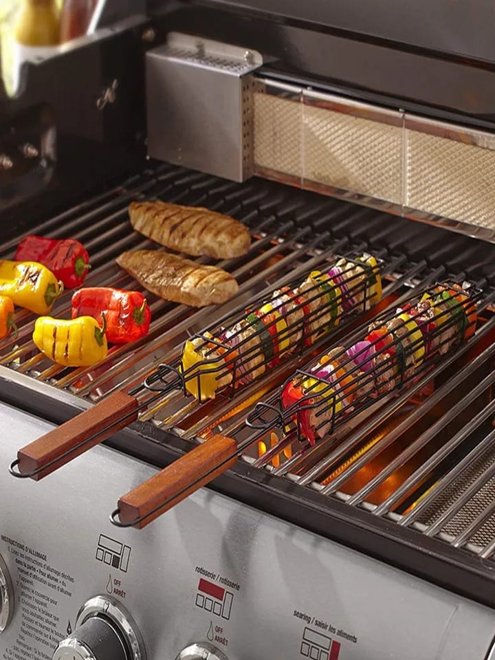 Non Stick BBQ Grilling Basket Bowlift