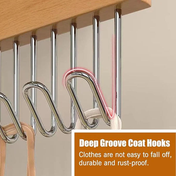 Multifunctional Coat Hanger Hooks Bowlift
