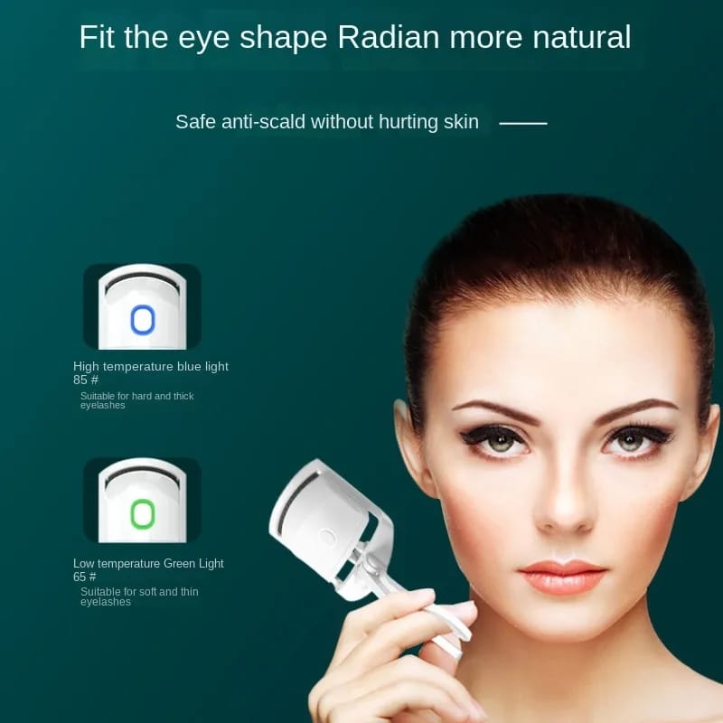 Heated Eyelash Curler, Rechargeable Eyelash Curler Bowlift