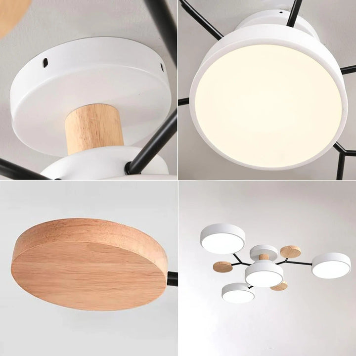 BowLift | Contemporary Round Iron LED Chandelier | Energy-Efficient. Stylish Lighting for Living Rooms. Dining Areas & Entryways