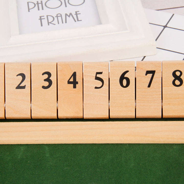 BowLift | "Shut The Box" game – Fun table math game for adults and children