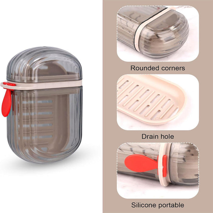 Portable Soap Dish Box Bowlift