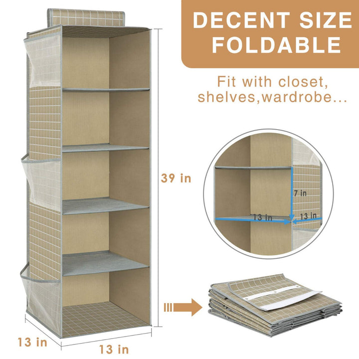 Multilayer Foldable Shelf Organizer Bowlift