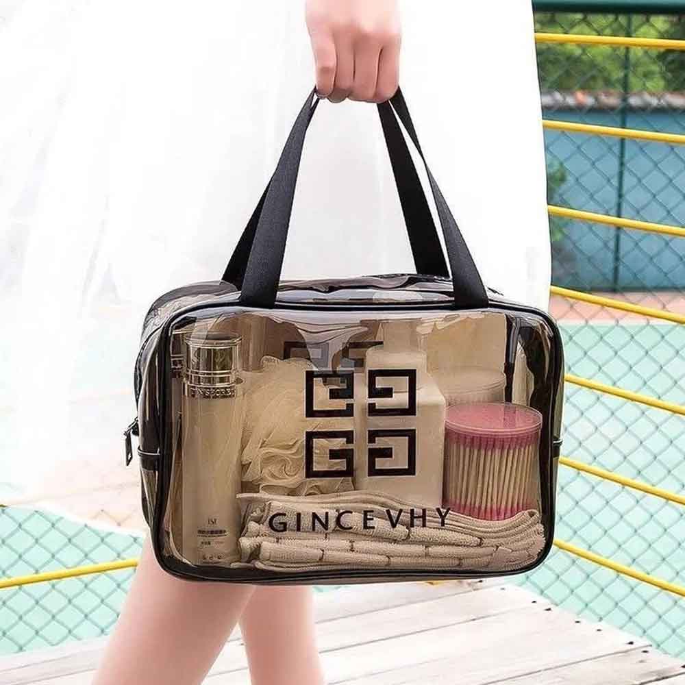 Travel Cosmetic Bag Organizer Transparent Bowlift