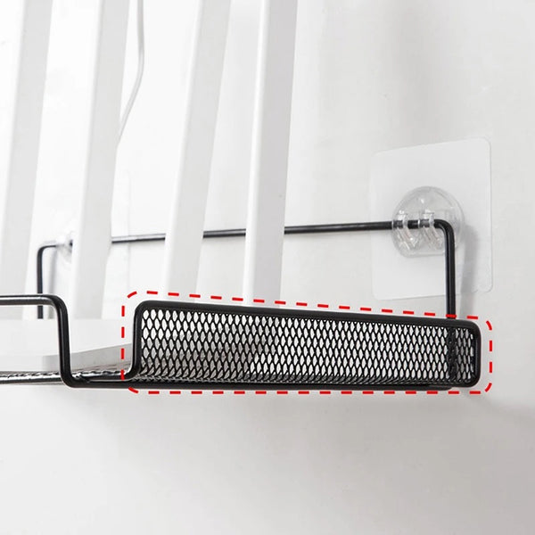 Wall Mounted Router Mesh Shelf Bowlift