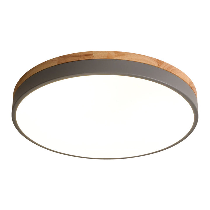 BowLift | Ceiling Light Modern Wood LED Flush Fitting