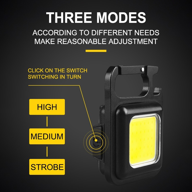 Mini Portable LED Keychain Light Mutifuction Bowlift