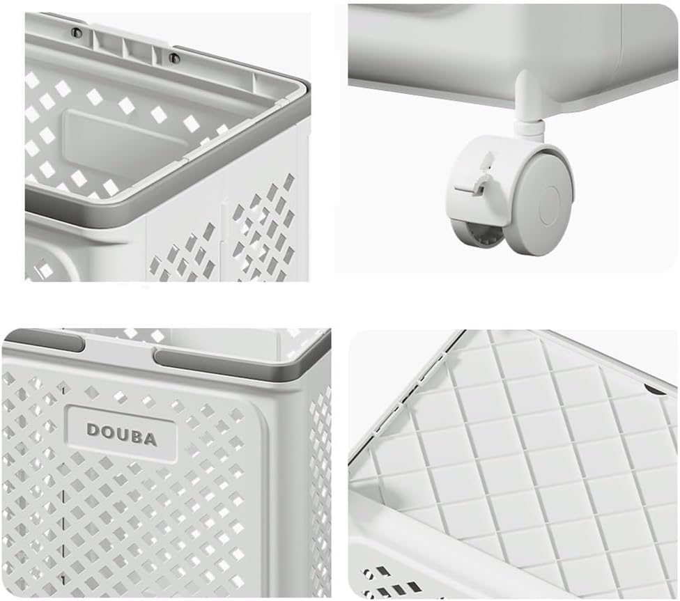 Large Capacity Movable Folding laundry Basket Bowlift