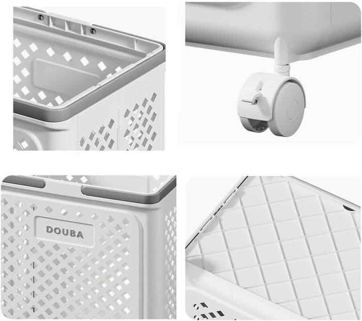 Large Capacity Movable Folding laundry Basket Bowlift