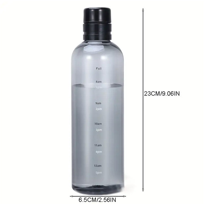 Plastic Water Bottles With Time Marker 500 ML Bowlift