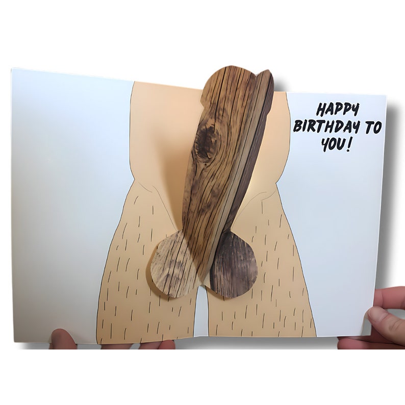 BowLift | Funny Pop Up Tail Birthday Card Gift