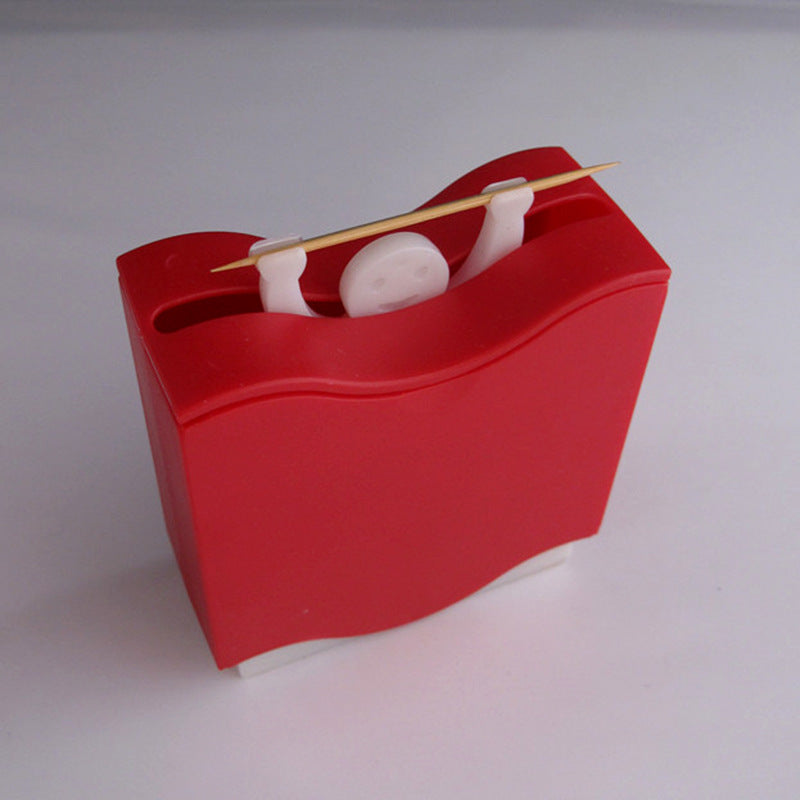 BowLift | Smiling Strongman Weightlifter Toothpick Box
