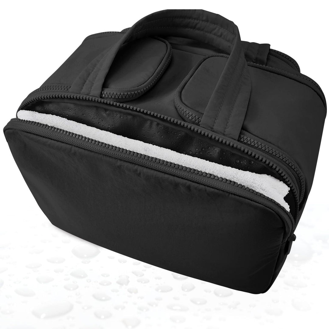 BowLift | Large wide-open travel makeup bag