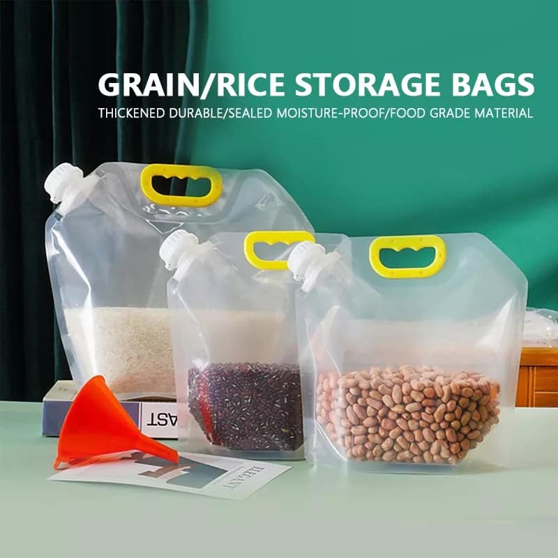 Kitchen Storage Moisture-Proof Sealed Transparent Portable Food-Grade Bag Bowlift