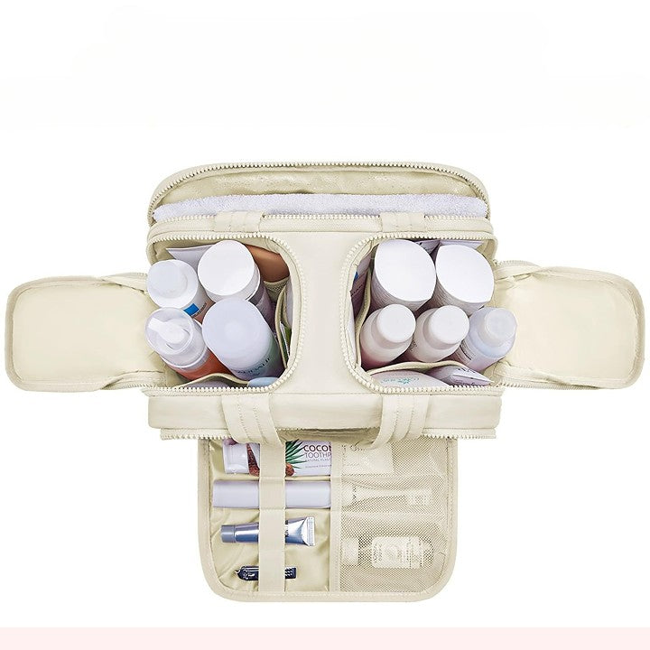 BowLift | Large wide-open travel makeup bag