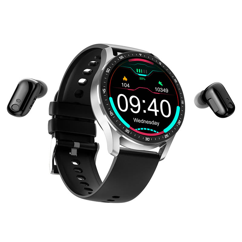 SmartLink Watch – Innovative Smartwatch with Wireless Earbuds Bowlift