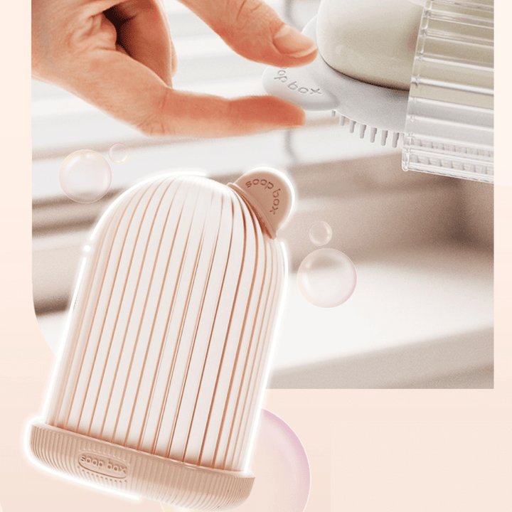 BowLift | Multi-functional soap box with bath brush
