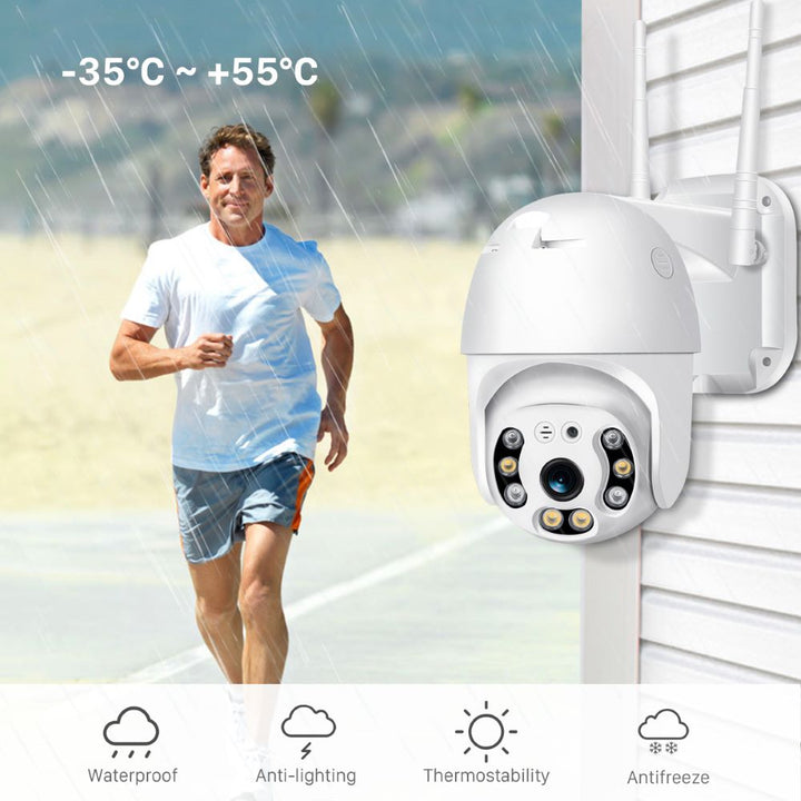SecureView 360 – Wireless Security Camera with 360° Coverage | Bowlift