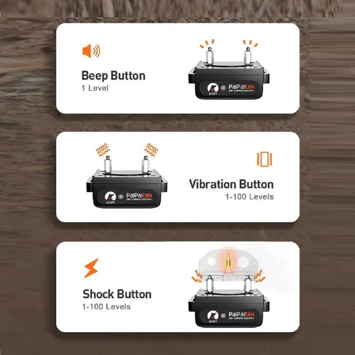 BowLift | 1000m Dog Training Collar – Waterproof, Rechargeable with Remote Control for Small, Medium & Large Dogs